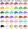 Acrylic Paint Set of 36 Colors 2fl oz 60ml Bottles,Non Toxic 36 Colors Acrylic Paint No Fading Rich Pigment for Kids Adults Artists Canvas Crafts Wood Painting
